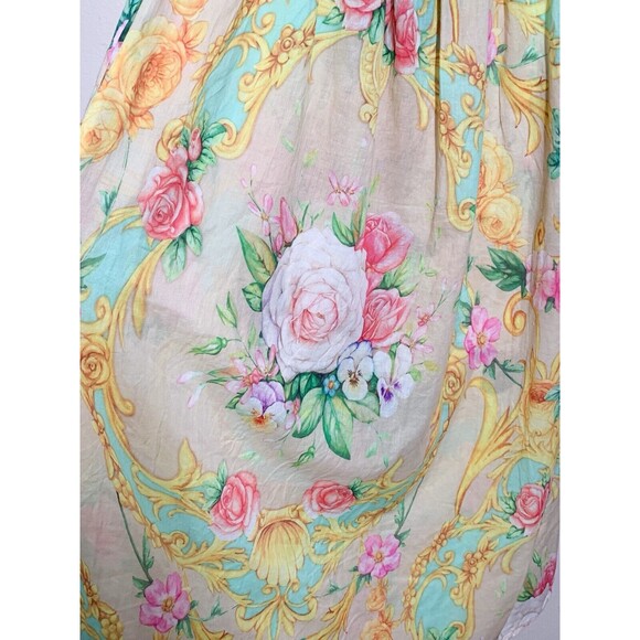 Aratta Silent Journey Birth of Venus Maxi Dress S Pockets India Sleeveless - Picture 6 of 10